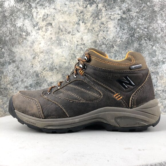 New Balance Mens Size 9 2E 1596 Brown Leather Gore-Tex GTX Hiking Boots MW1569BO main image 6